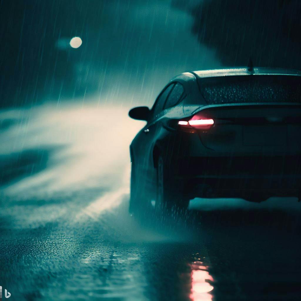 conducir bajo la lluvia