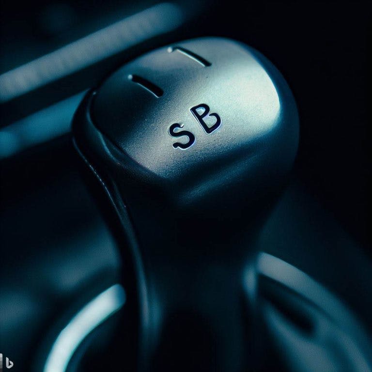 Qué significan los botones S y B en la palanca de velocidades